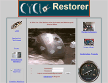 Tablet Screenshot of cyclerestorer.com